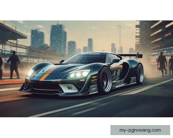 全情关注赛车速度，呼啸驶过终点线